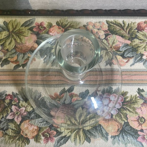 Clear Glass Wine Decanter Wide Base 8” Tall - Picture 3 of 3